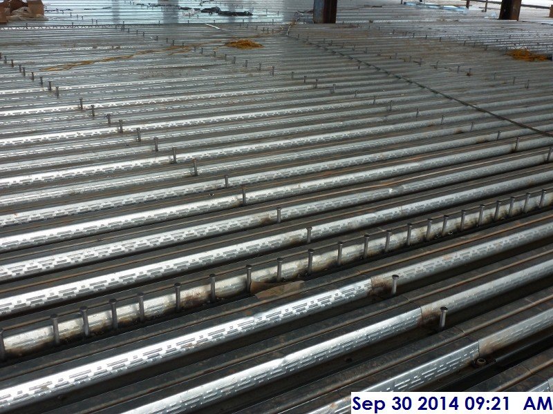 Installed shear studs throughout the 3rd Floor Facing North (800x600)